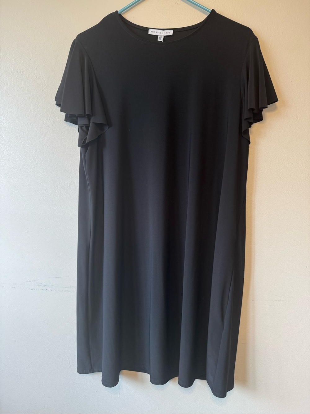 Annalee + Hope Classic Black Crewneck Shift